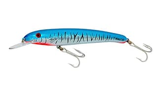 best wahoo fishing lures R&R WMSRBKRD10 Magnet Sr. Pre-Rigged Trolling Lure 400lb cable MagTrak 10" High Speed Wahoo